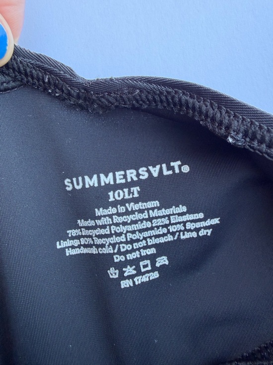 Summersalt The perfect wrap One piece swimsuit bathing suit black beach 10 - Picture 4 of 6